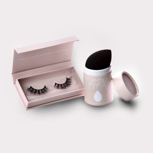 ARX Lashes in style "Whispery" and The Ultimate Beauty Sponge DUO